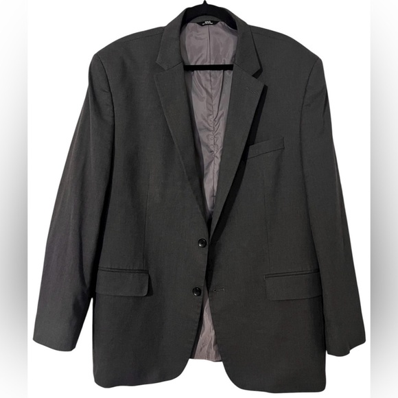 Haggar Other - Haggar Men's Classic Fit Blazer Jacket Charcoal Gray